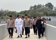 Kapolres Metro Jakarta Utara Gelar Salat Jumat Keliling di Masjid Apung An-Nur Ancol, Sampaikan Pesan Kamtibmas