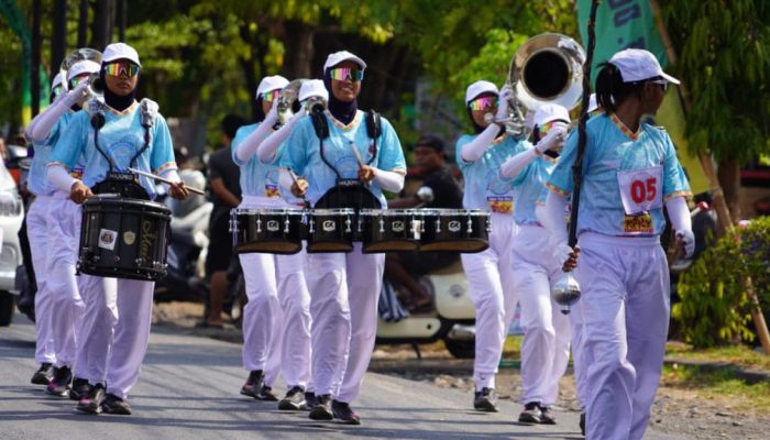 Bidik Emas Porprov Jateng 2026, Kontingen Drumben Demak Tempuh 6 KM LKKB