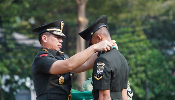Pangdam Jaya Lantik 480 Bintara Infanteri TNI AD Dan Meresmikan Aula Gatot Subroto Rindam Jaya