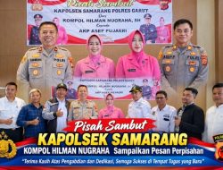 Pisah Sambut Kapolsek Samarang, Kompol Hilman Nugraha Sampaikan Pesan Perpisahan