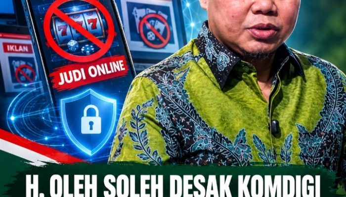 H. Oleh Soleh Desak Komdigi Berantas Iklan Judi Online di Media Sosial dan Situs Web
