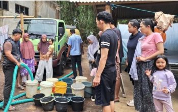 Abah Muda Apresiasi PDAM Garut, Bantuan Air Bersih Kembali Mengalir ke Kampung Babakan Palah