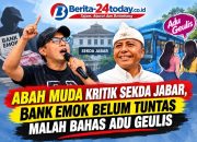 Abah Muda Kritik Sekda Jabar, Bank Emok Belum Tuntas Malah Bahas Adu Geulis