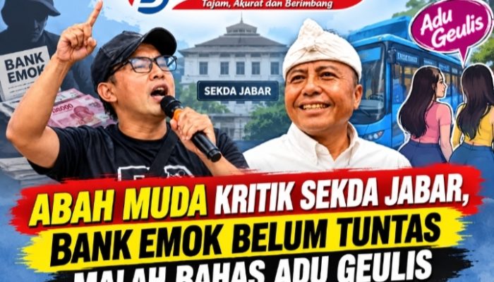 Abah Muda Kritik Sekda Jabar, Bank Emok Belum Tuntas Malah Bahas Adu Geulis