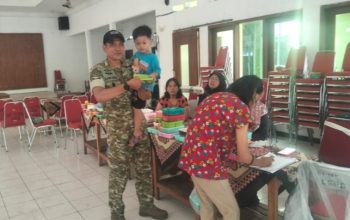 Peran Aktif Babinsa Serengan Dampingan MBG Bumil dan Balita
