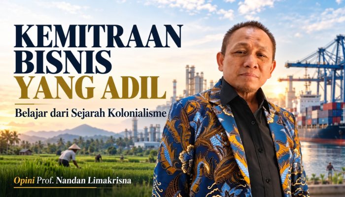 Pelajaran Kolonialisme untuk Bisnis Modern, Prof. Nandan Limakrisna Tekankan Ekonomi Berkelanjutan